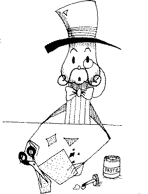 Illustration shows Scriptito doing some creative work.